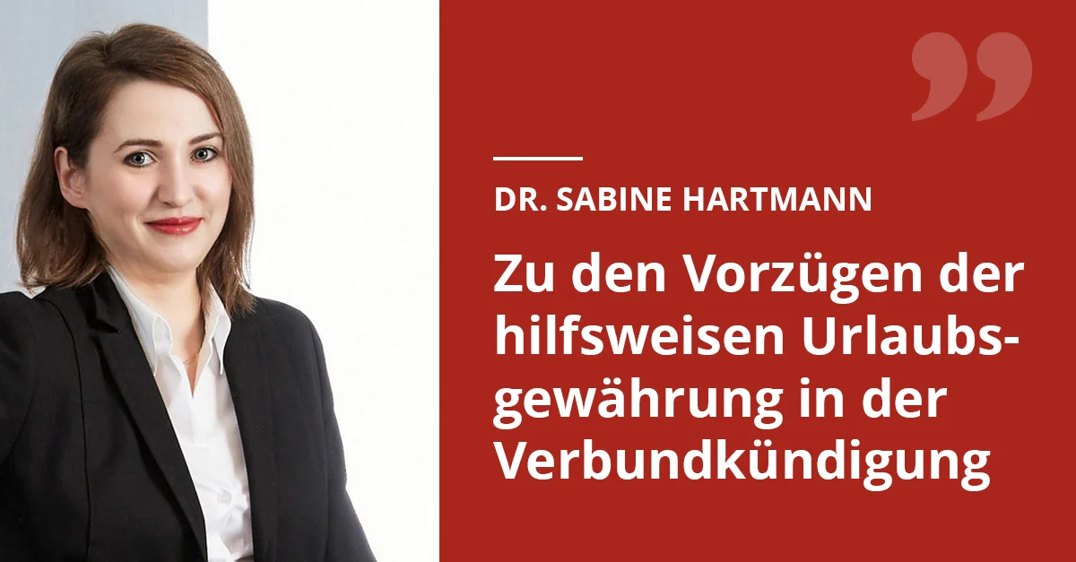 Urlaubsgewährung in der Verbundkündigung