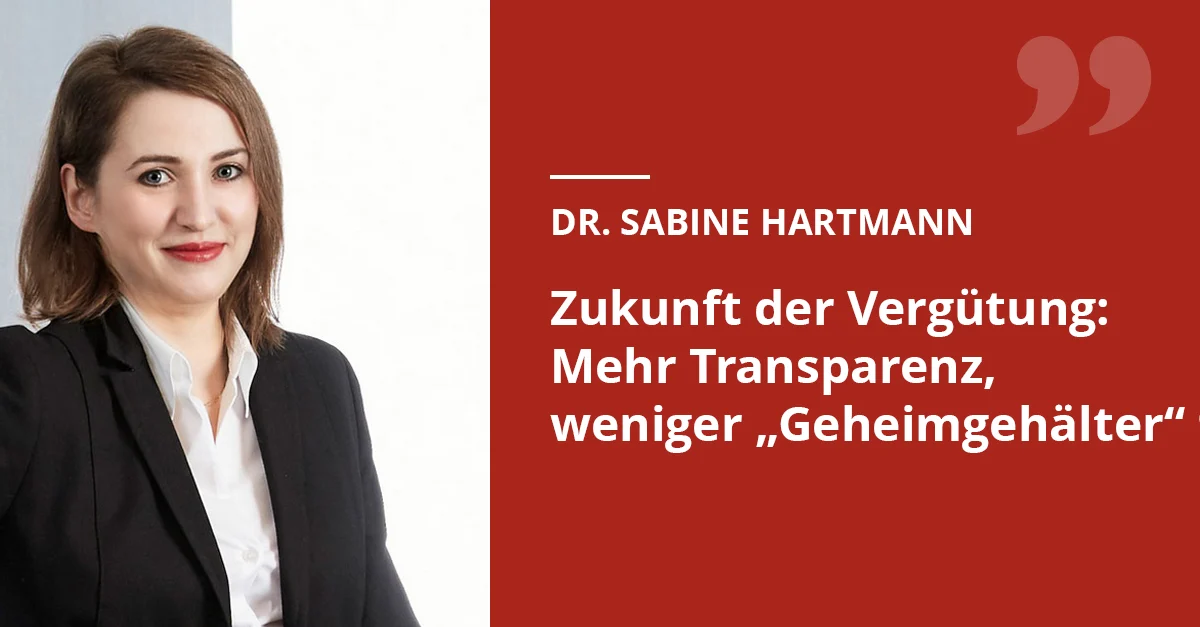 Zukunft der Vergütungssysteme: Mehr Transparenz, weniger „Geheimgehälter“