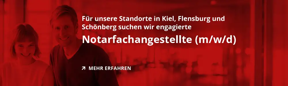 Anzeige für Job Notarfachangestellte